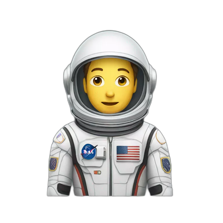 Elon musk with a space suit