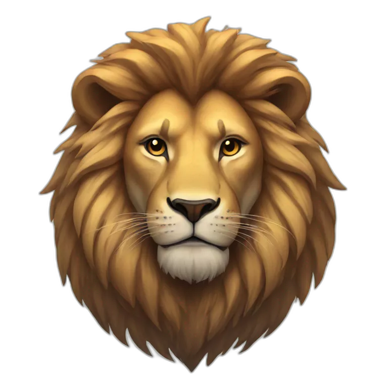 a majestic, powerful lion