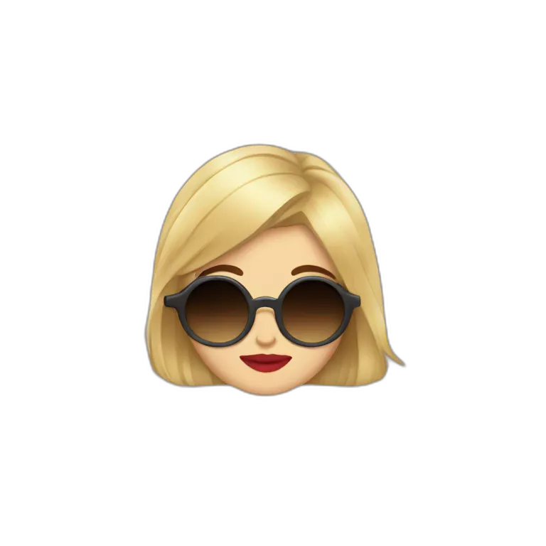sticker kiss in the style of the series Gossip Girl