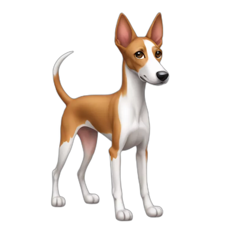 Ibizian hound dog full body