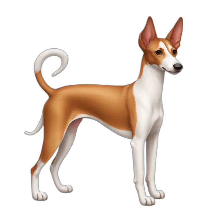 Ibizian hound dog full body