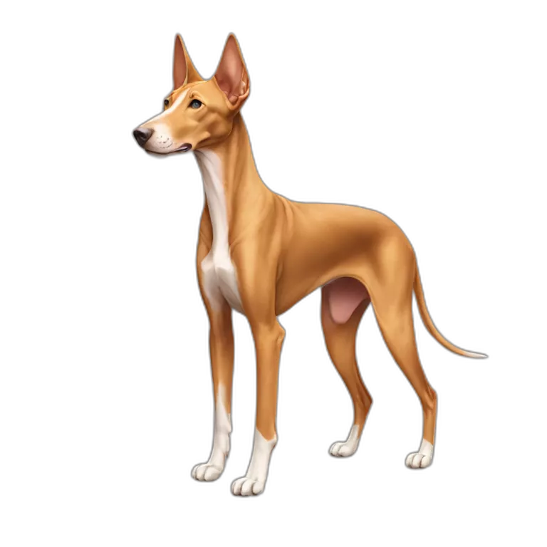 Pharaoh hound dog full body