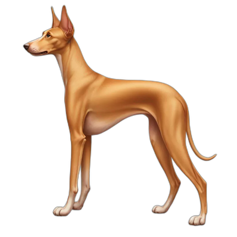 Pharaoh hound dog full body