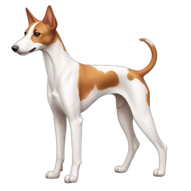 Ibizian hound dog full body