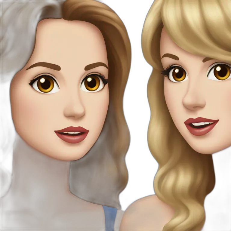 Lana del Rey and Taylor swift singing