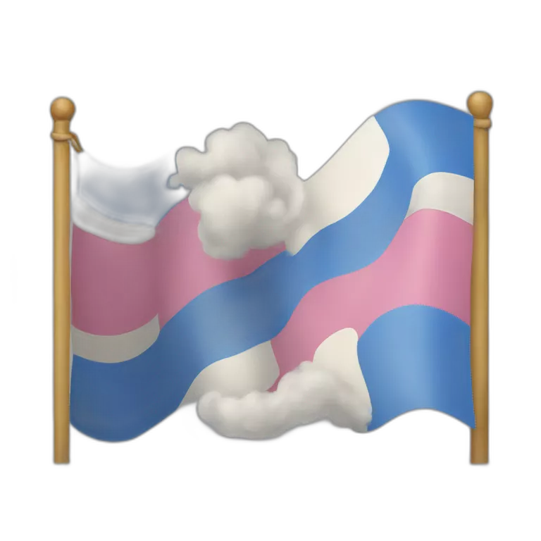 transgender serbia flag
