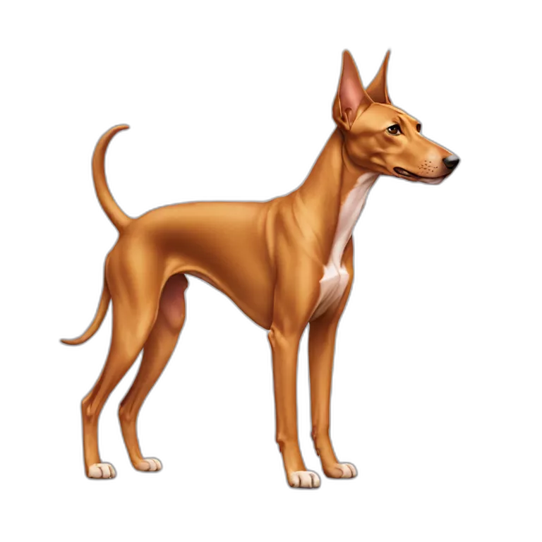 Pharaoh hound dog full body