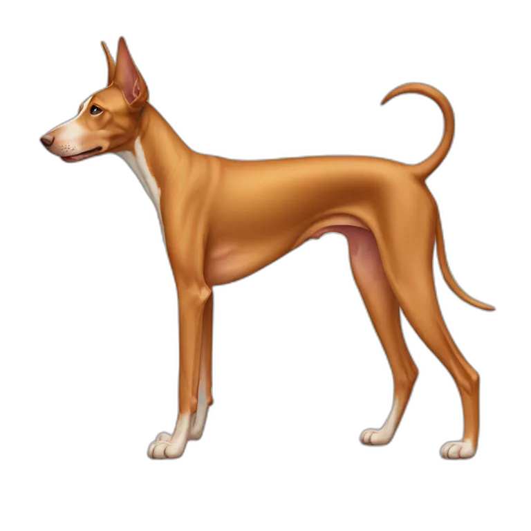Pharaoh hound dog full body
