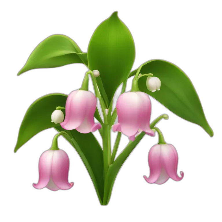 pink lily of the valley