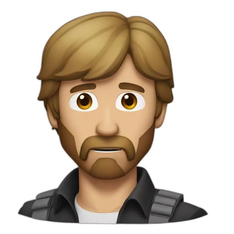 chuck norris blowing kiss