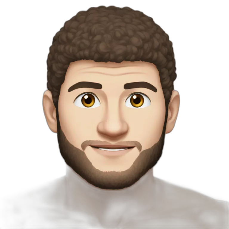 Khabib nurmagomedov qui pointe son doigt vers le ciel