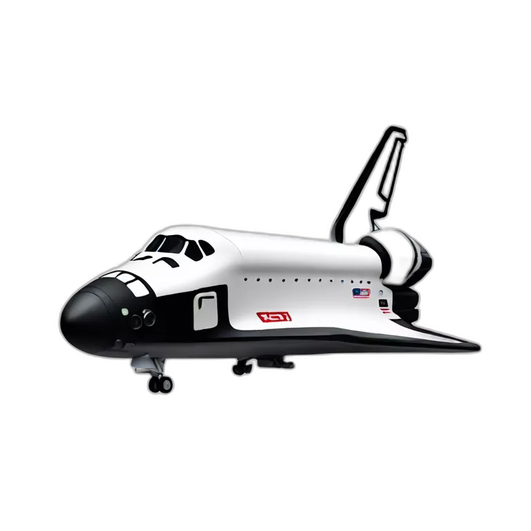 space shuttle side profile