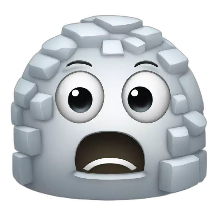 igloo fearful face