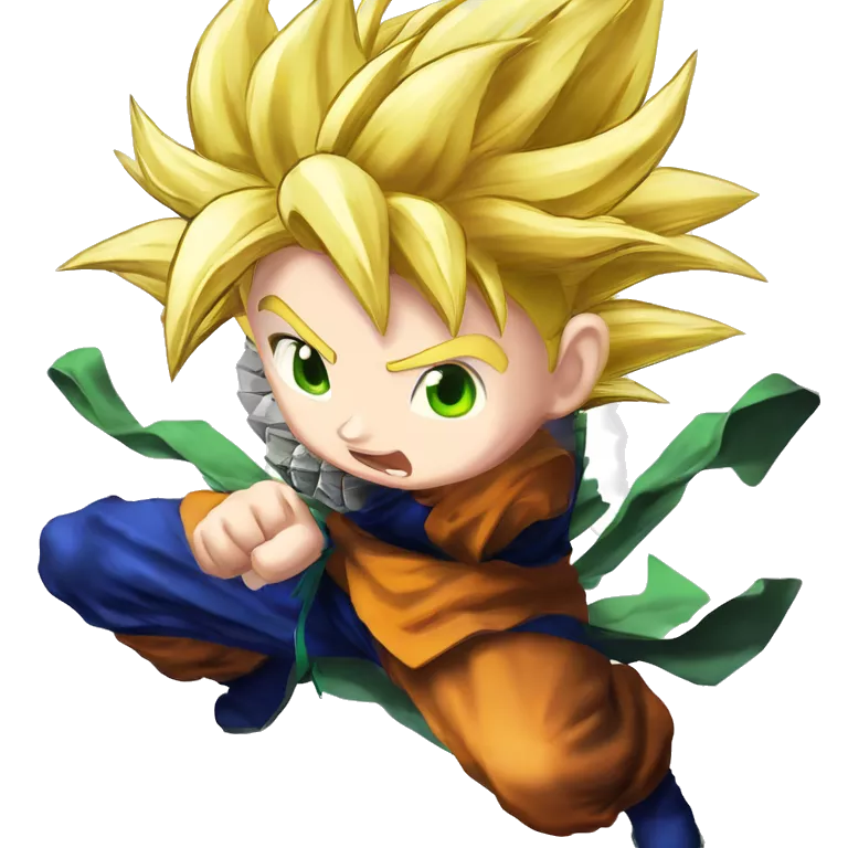 blonde warrior in fighting stance