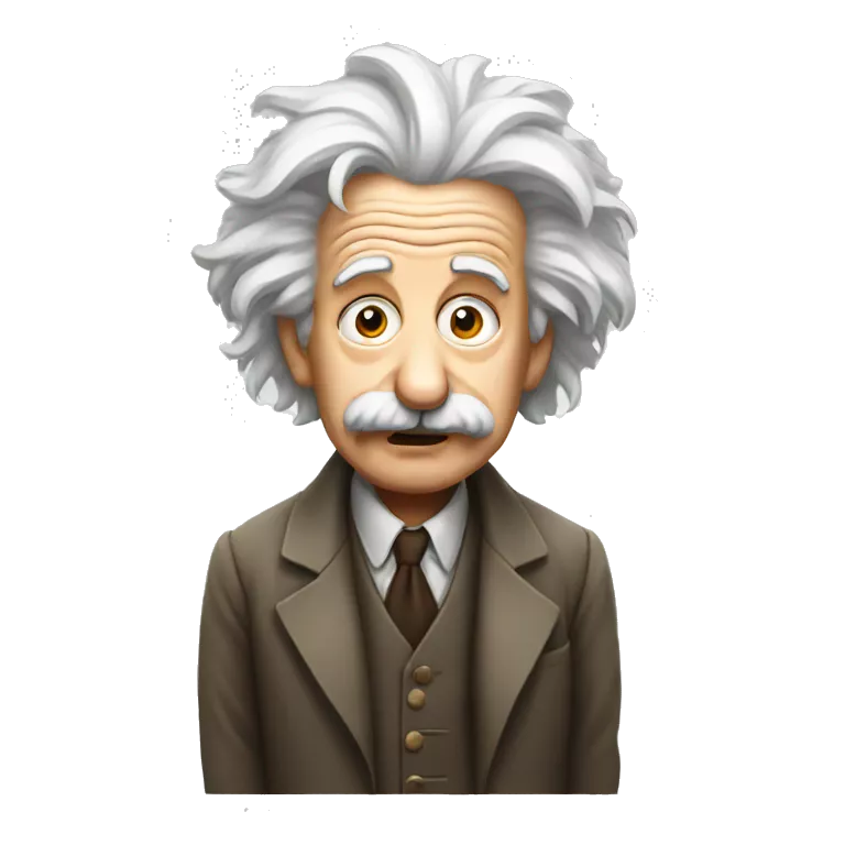 confused einstein
