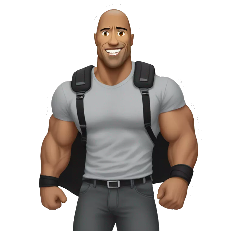 The rock apuntado el dedo hacia arriba