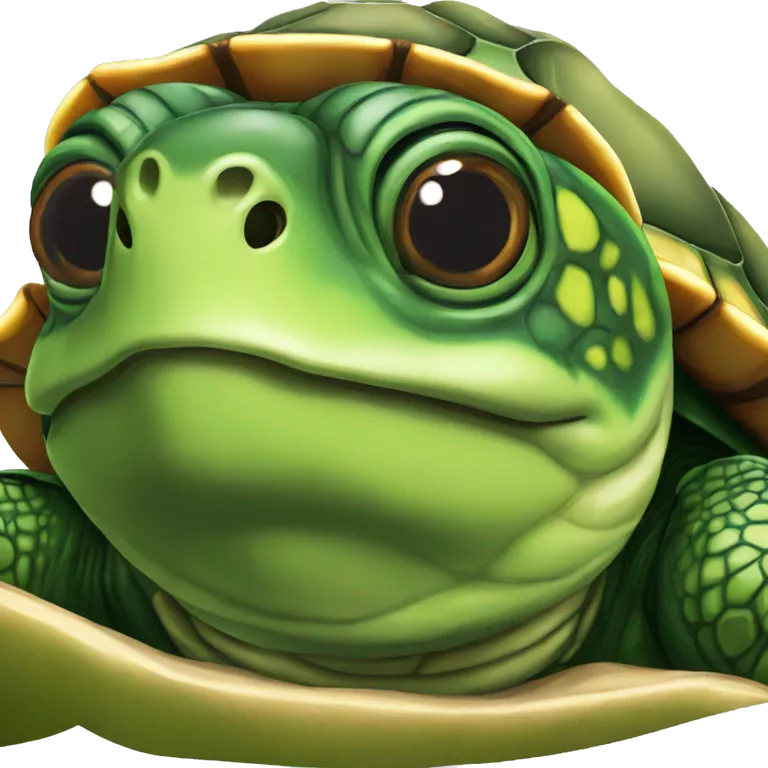 Red-eared slider turtle terrapin