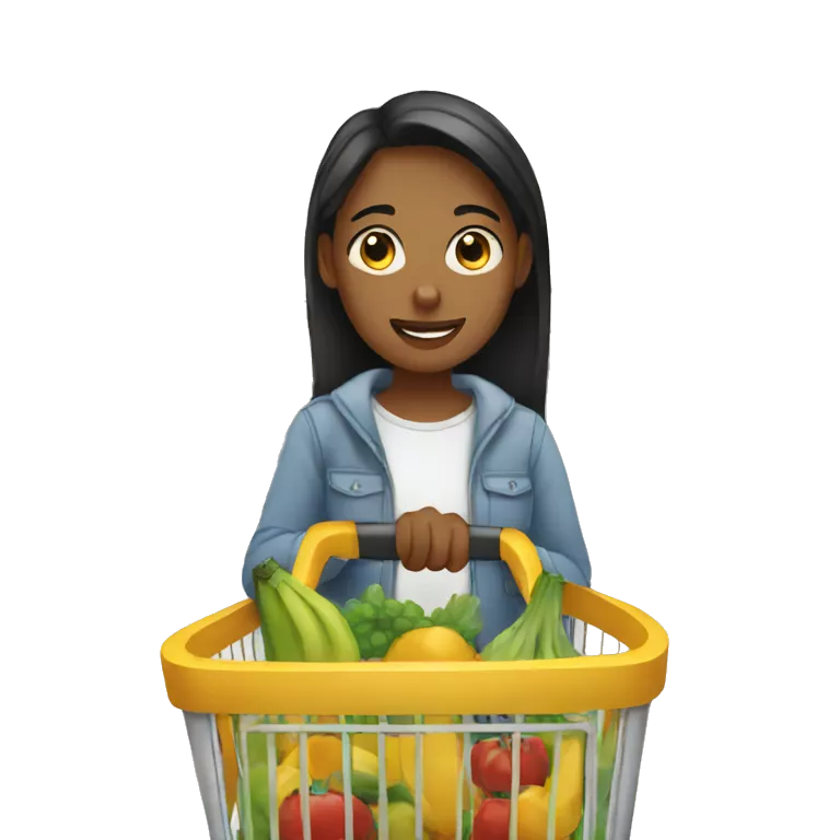person shopping at the supermarket