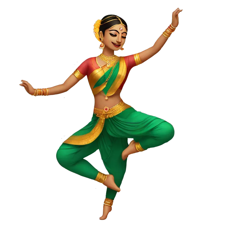 a bharatanatyam dancer