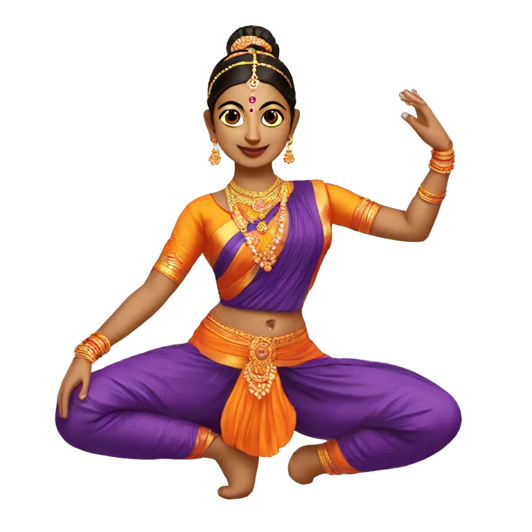 a bharatanatyam dancer