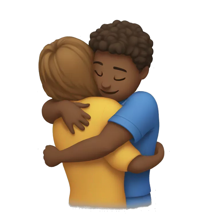 Hugging tightly