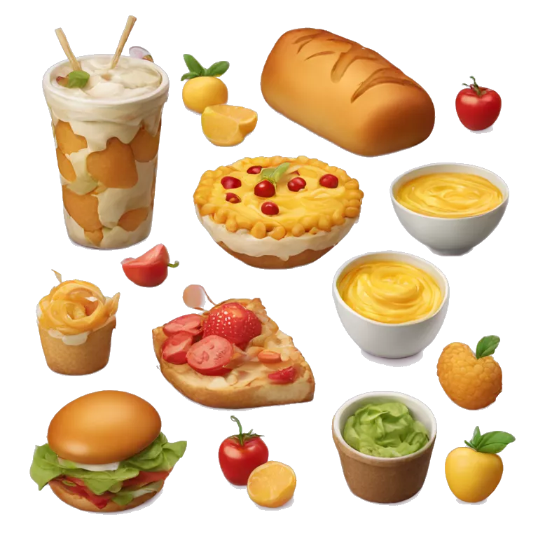 mouthwatering delicious food still life