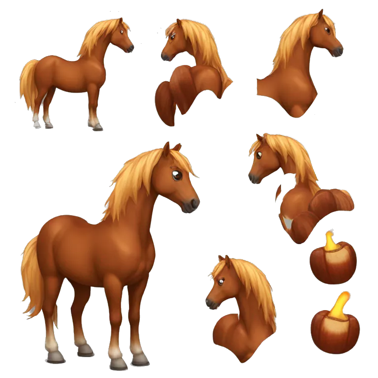 a chestnut horse with a wonky blaze