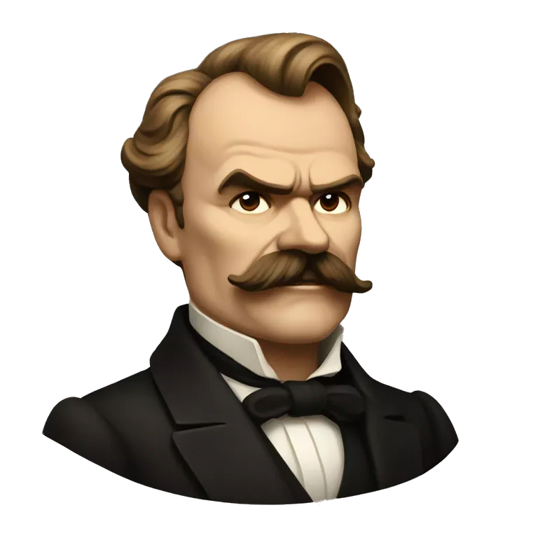 Friedrich Nietzsche celebrating birthday