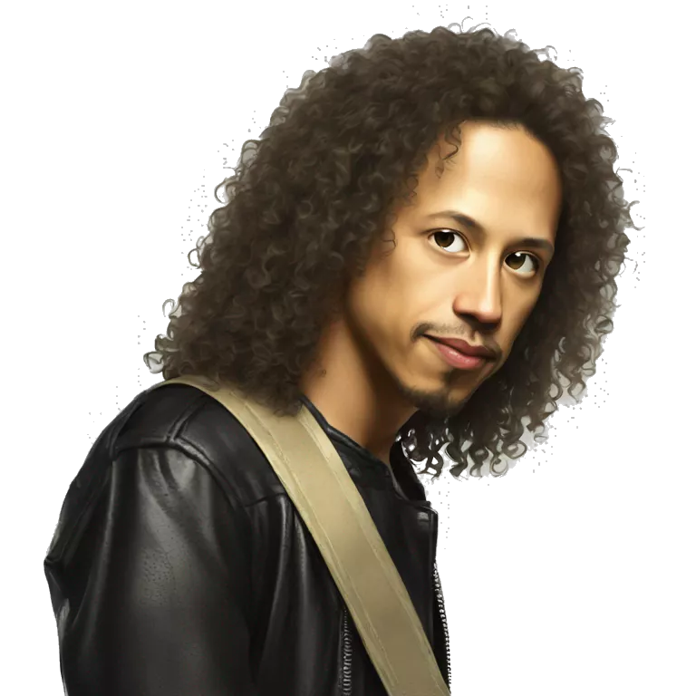 Young Kirk Hammett