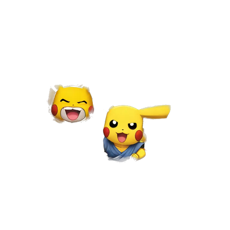 Pikachu fight son goku