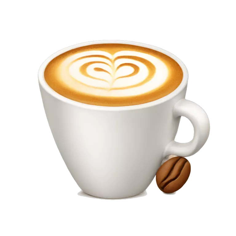 Latte coffee