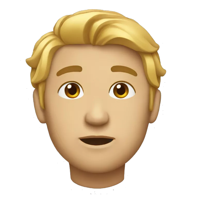 Crea un emoji que asemeje a una persona pensado