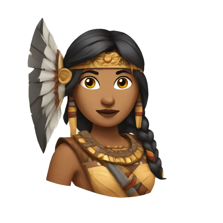 Indian warrior woman