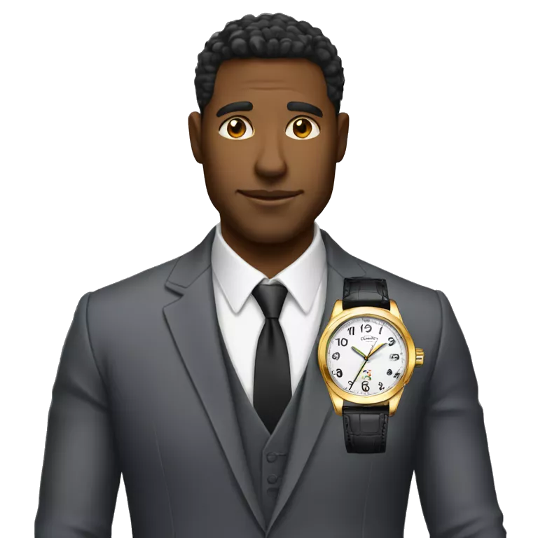 a man in an expensive suit with a very expensive watch on his hand