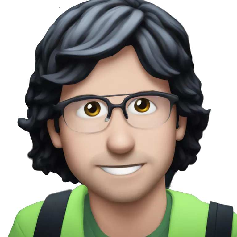 realistic parody glasses boy solo