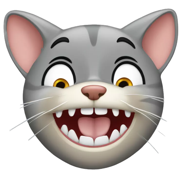 TOM AND JERRY TOM MOUTH CLOSED