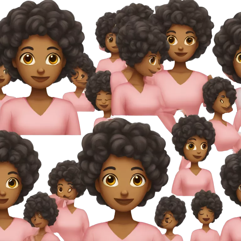 Black mom whit cort hair