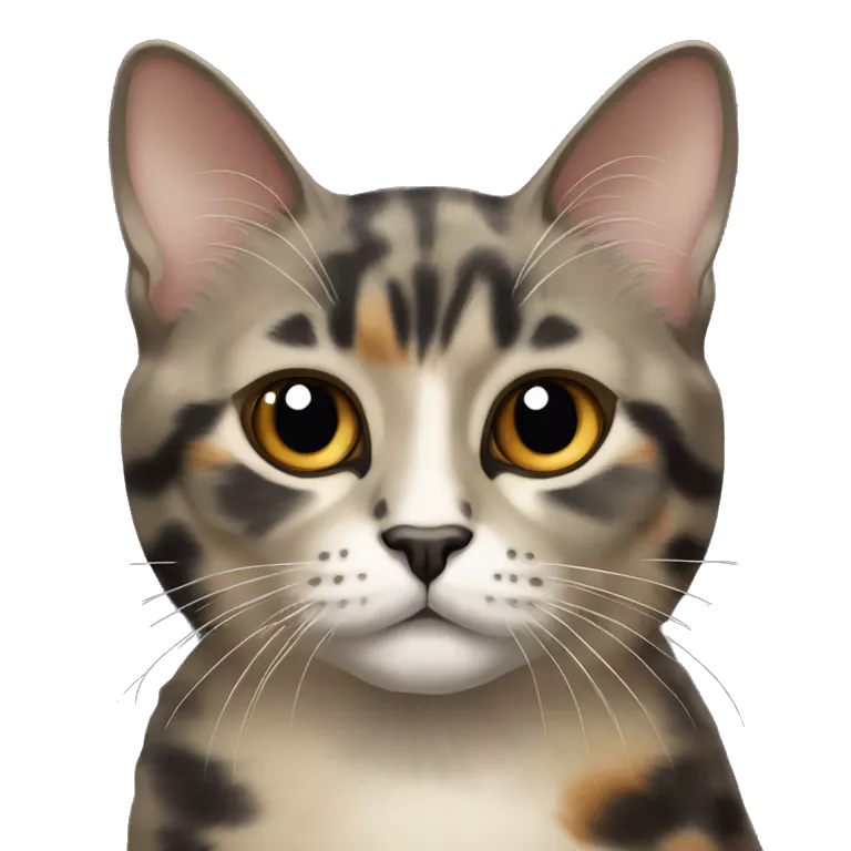 Dilute tortoiseshell cat