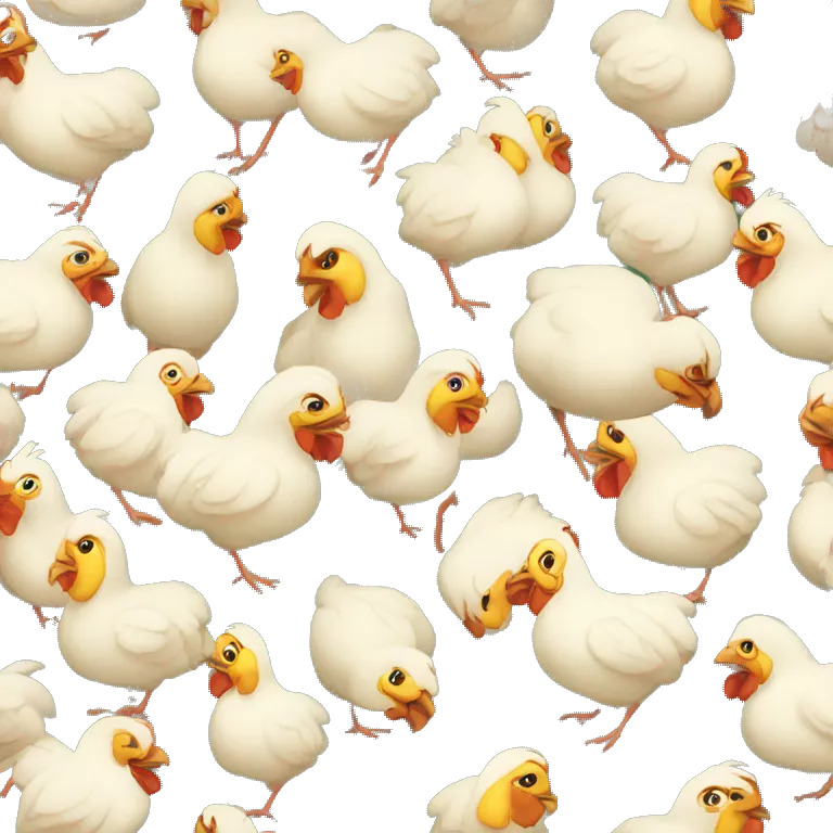 Emoji voleur de poule