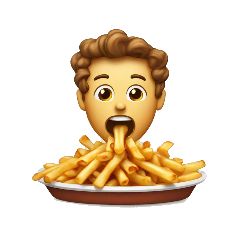 Poutine eating poutine