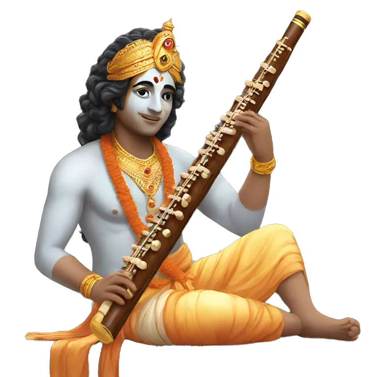 Bansuri with krishna