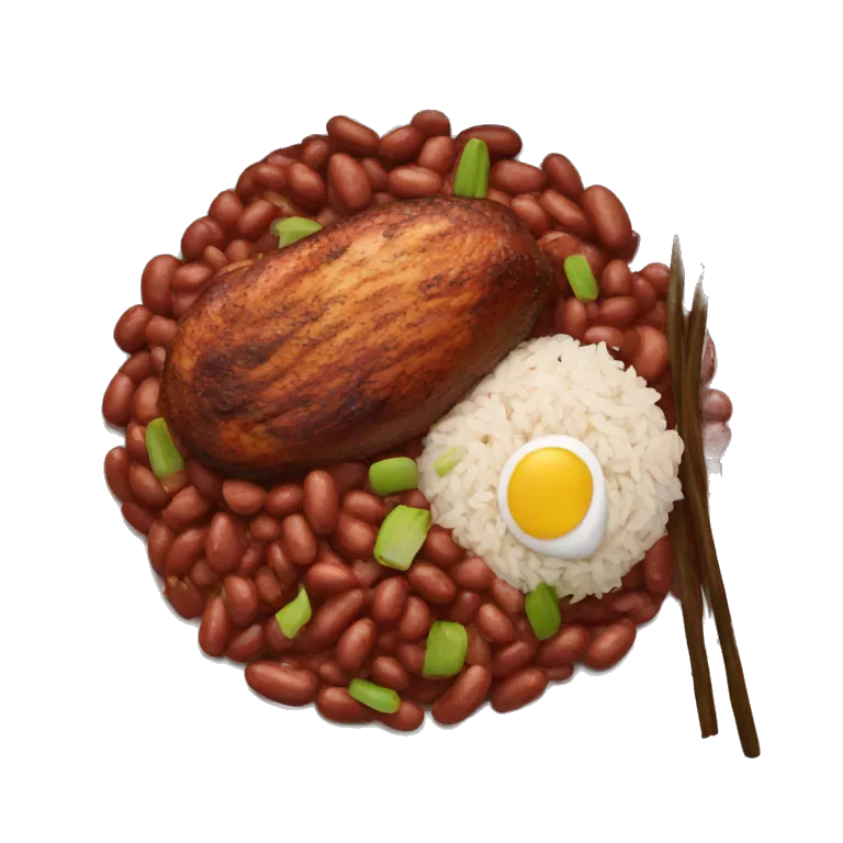 Red Beans and Rice with jerk Chicken