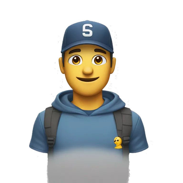 Create a character called trendinho shop with a cap and shirt written Trend Shop Promotions