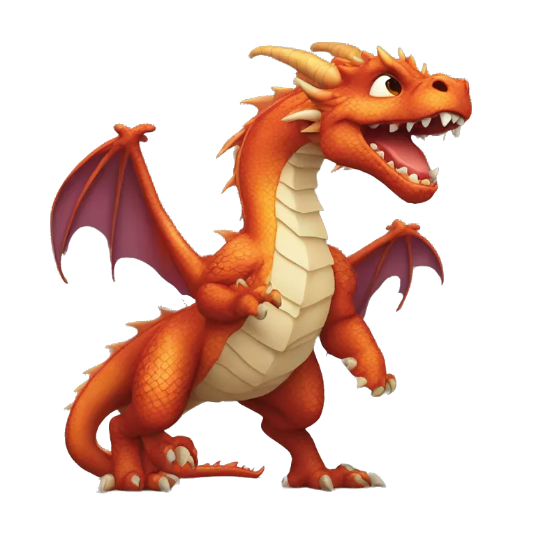 A captivating and humorous illustration of a dragon in the style of Drake's &quot;Yes&quot; . The dragon, with a fierce yet playful expression, is seen giving the &quot;yes&quot; gesture with its claw.