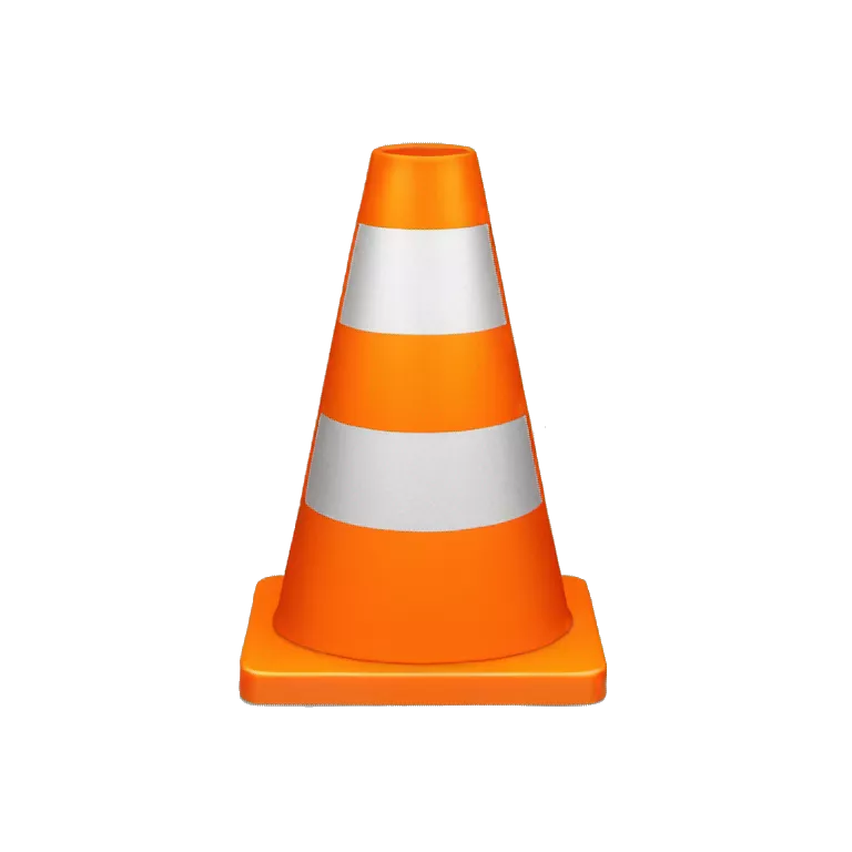 orange traffic cone