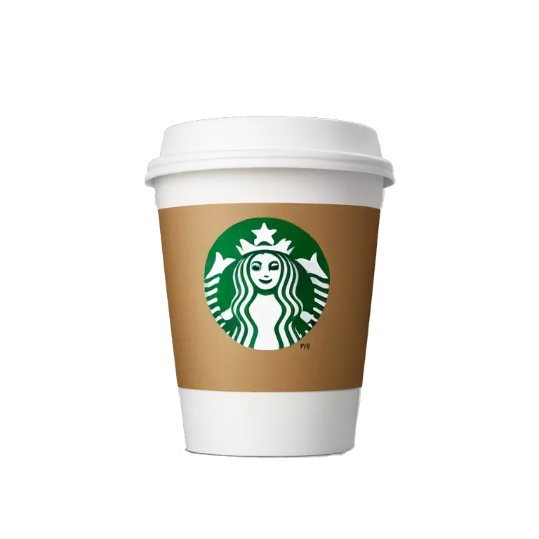 Emoji high quality Starbucks cuo