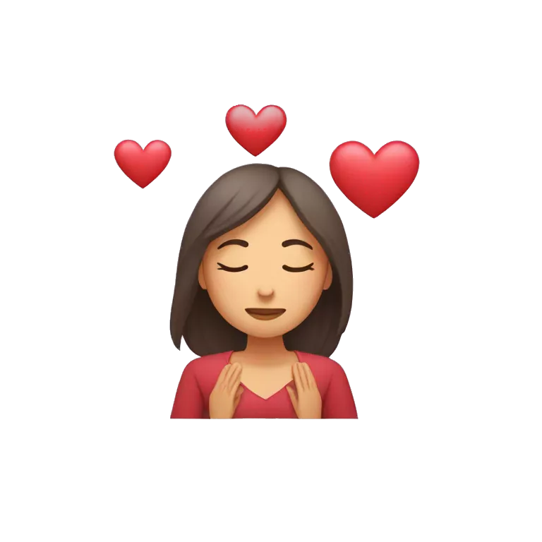 Meditación mujer sosteniendo un corazón