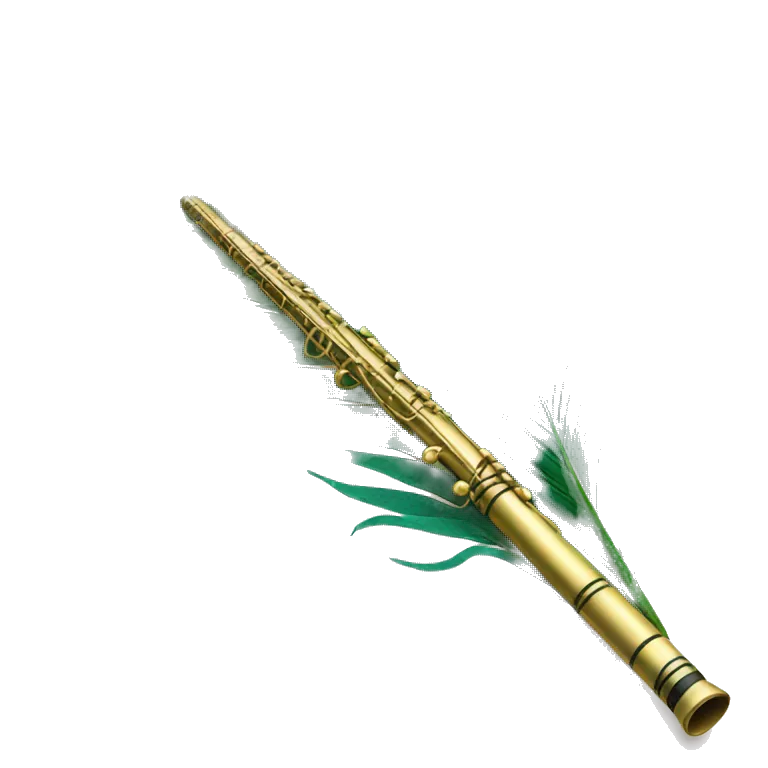 Krishna's peacock feather with flute