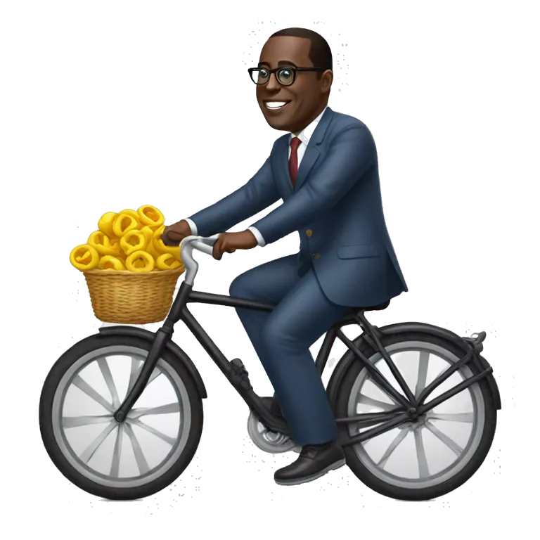 Macky Sall sur un velo