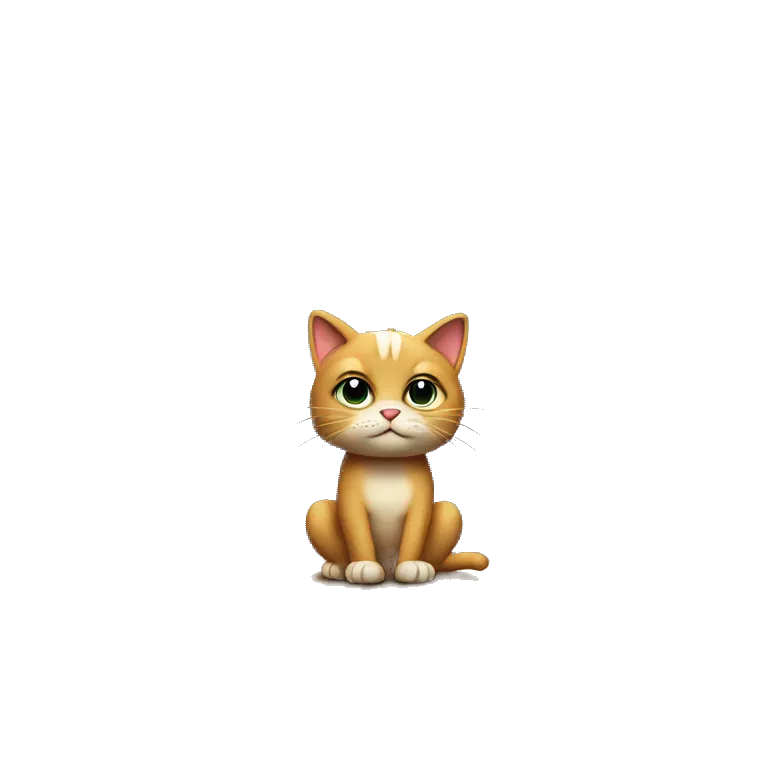 a sad cat sitting alone on a stage under a single spotlight with the rest of the stage in complete darkness